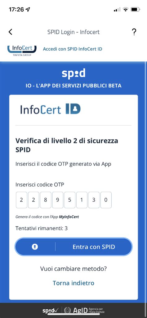 infocert down|problemi accesso spid infocert.